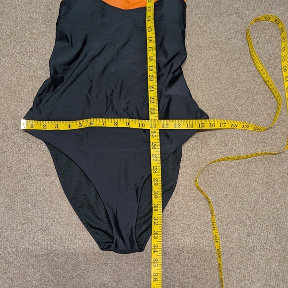 PrAna Lurisia Black Striped Women's One Piece Swimsuit Size XL - Picture 10 of 10